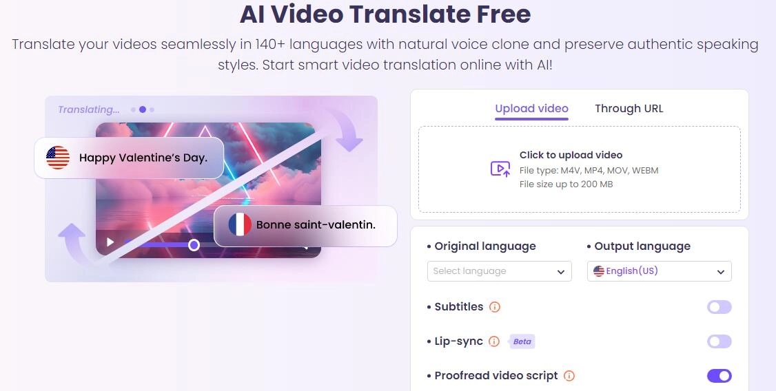 Lip Sync AI Online Free Video Translate