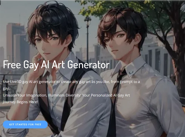 Live3D - Exceptional Gay AI Art Generator