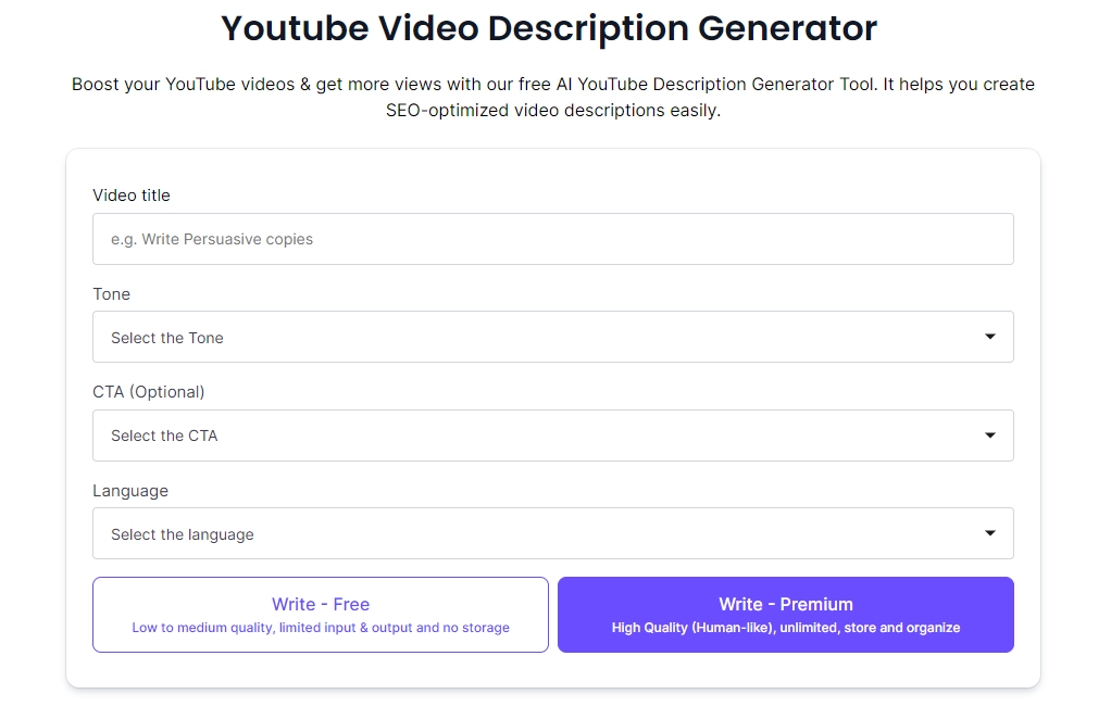 LogicBalls Video Description Generator