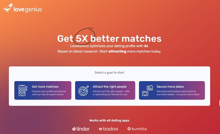 Love Genius AI Dating Profile Generator