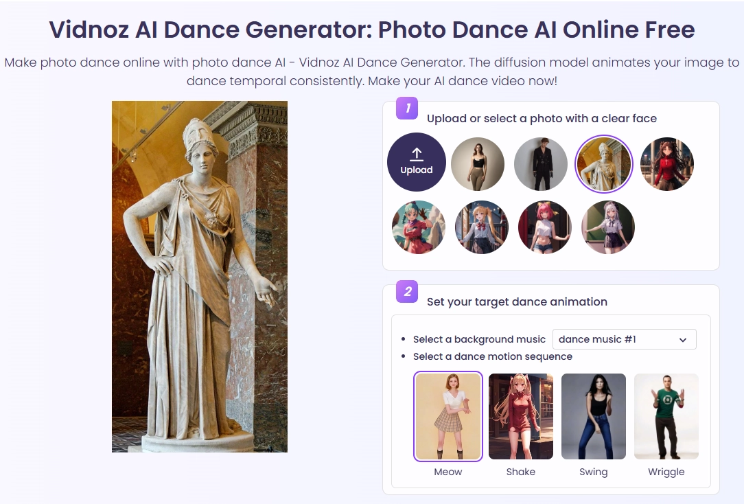 Make AI Generated Religious Character Dance