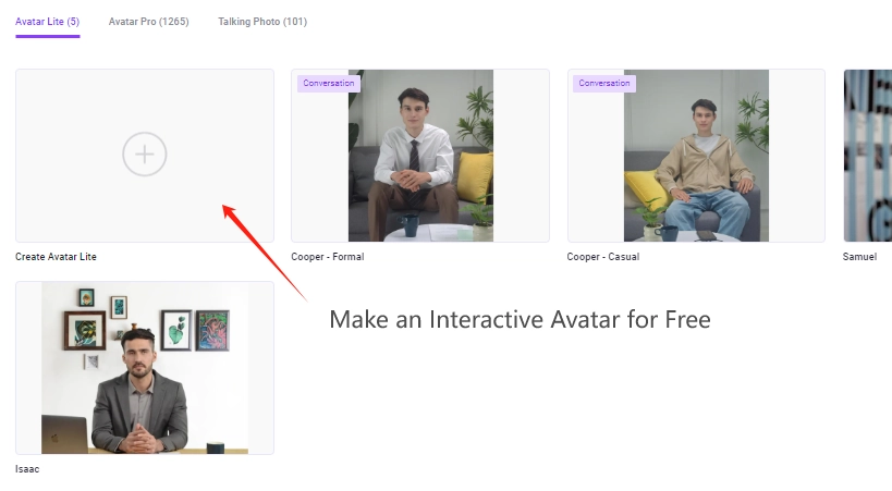 Make an Interactive Avatar for Free