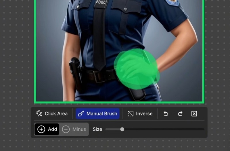 Manual Brush for AI Hand Fixing