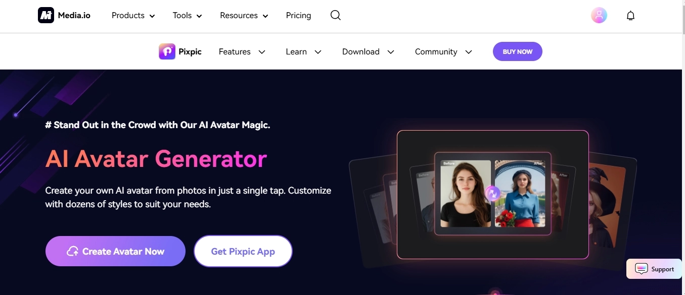 Mediaio AI Real Girl Avatar Generator