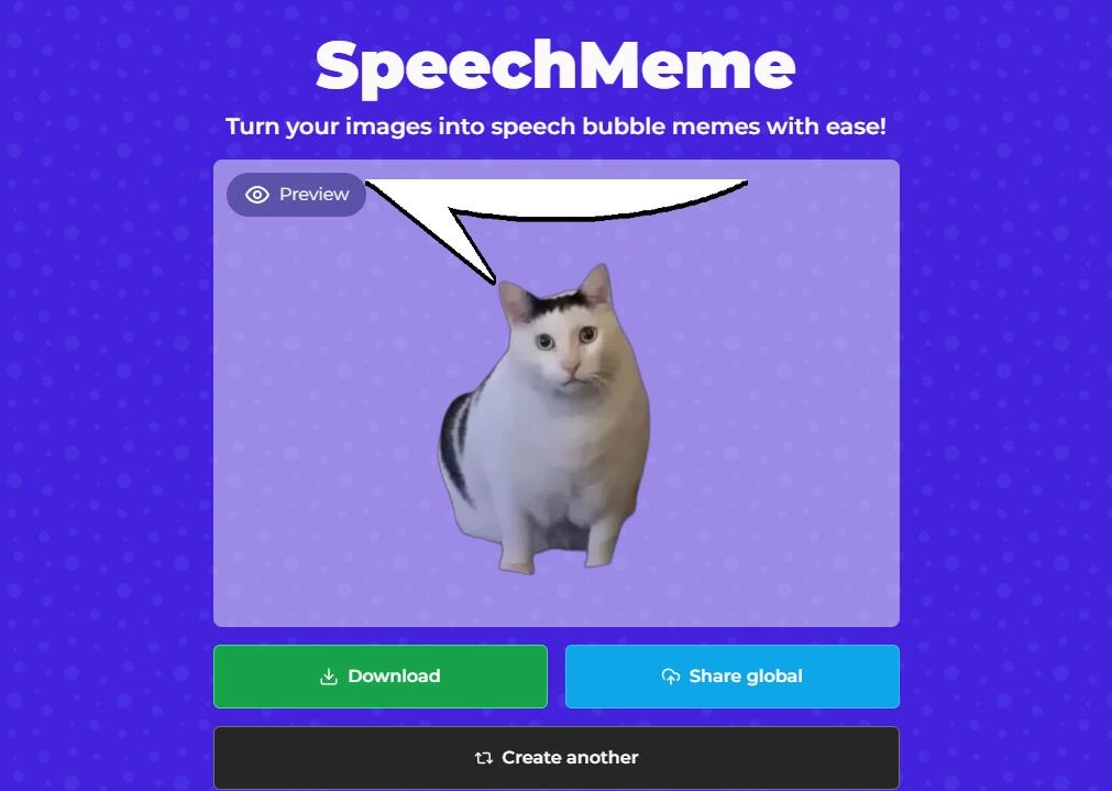 Meme Speech Bubble Generator