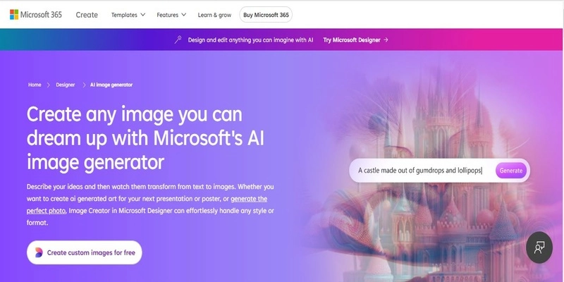 Microsoft Free PowerPoint Presentation Image Generator