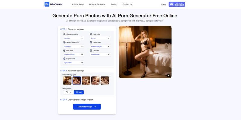 MioCreate Porn Image Generator