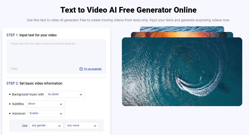 MioCreate Text to Video AI Generator