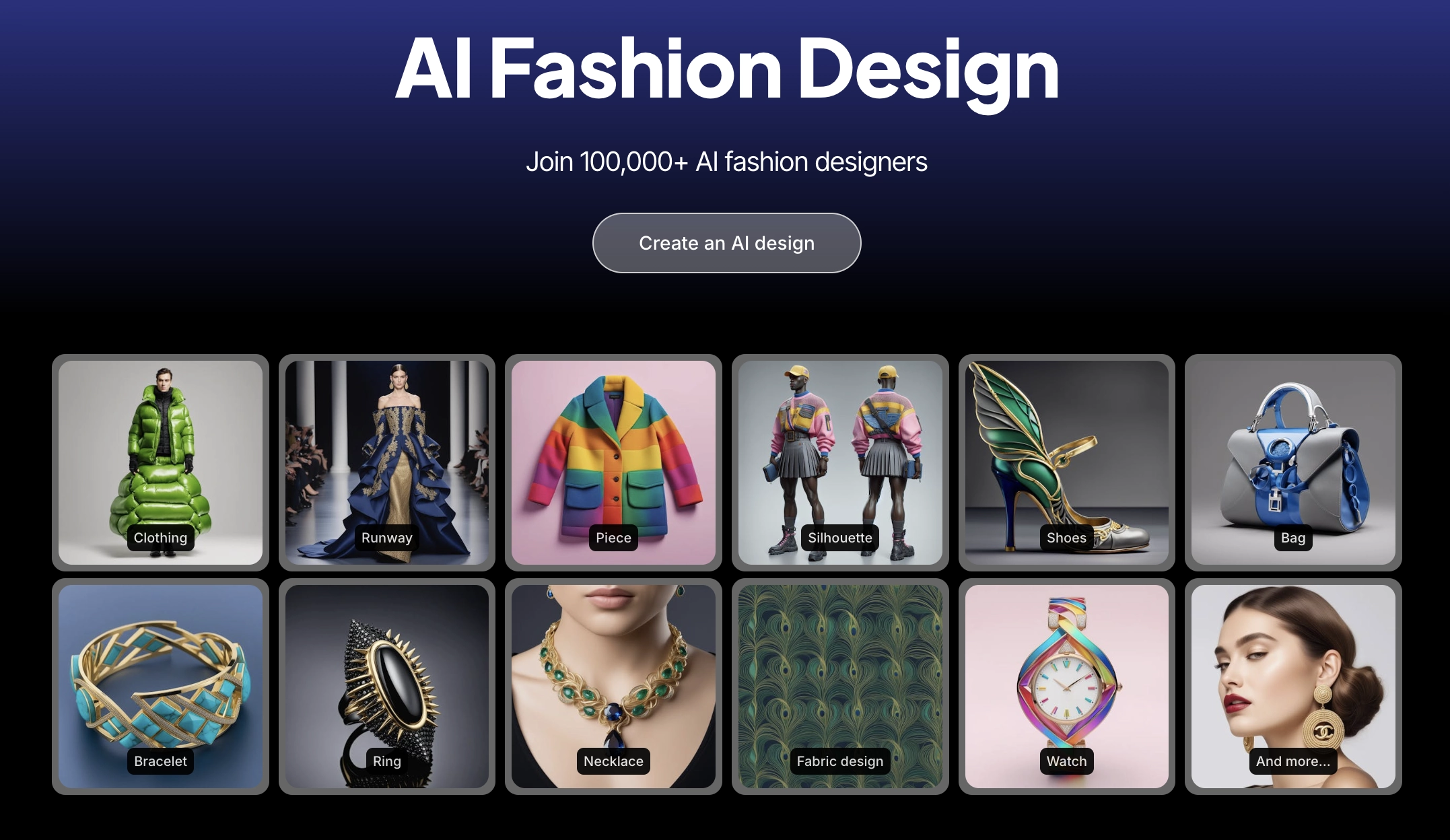 New Black AI Fashion Design Tool