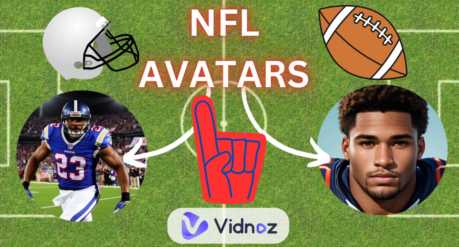 Generate & Use NFL Avatars in 3 Styles to Power-Up Your Team in the New Season!