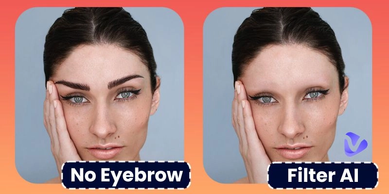 Discover the Fun of Browless Trend with AI No Eyebrow Filter