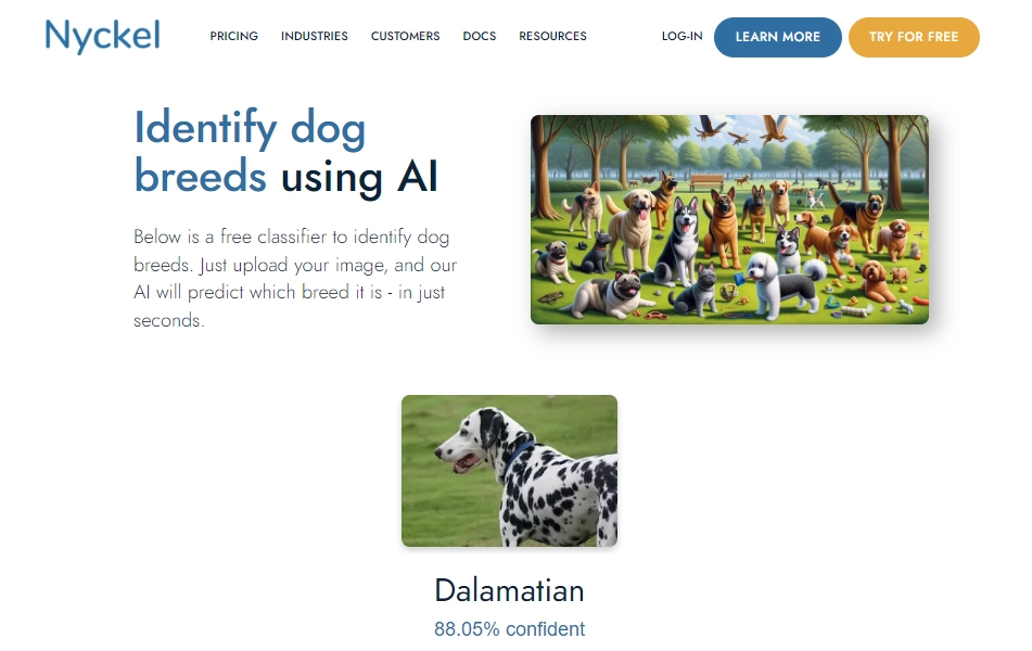 Nyckel Dog Breed Identifier Online Free