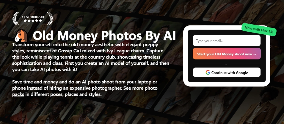 Old Money AI Photo Maker