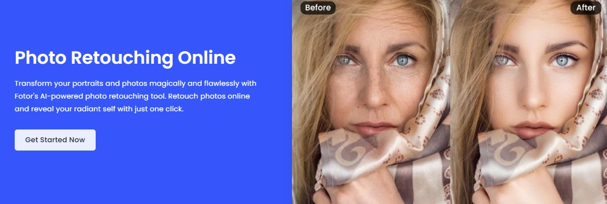 Online AI Portrait Retouching App