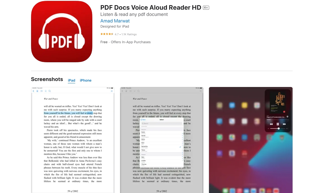 PDF to Audio Convert PDF Docs Voice Aloud Reader