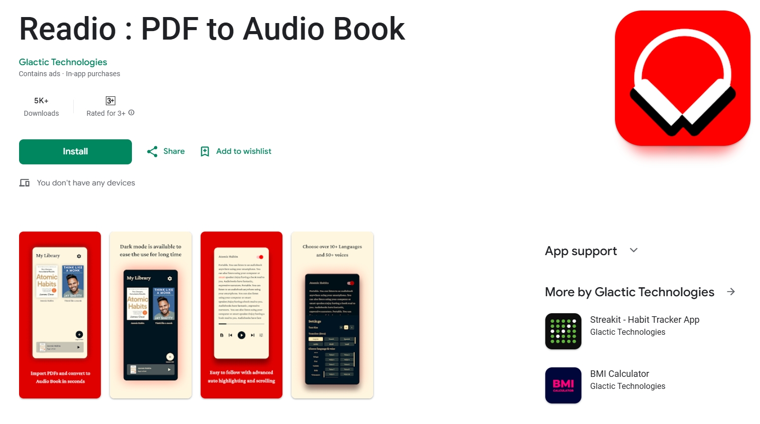 PDF to Audio Readio