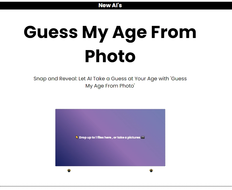 Photor.io’s AI Age Guesser App