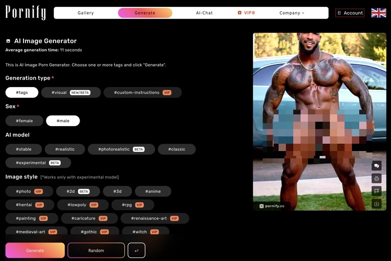 Pornify AI BBC Porn Generator