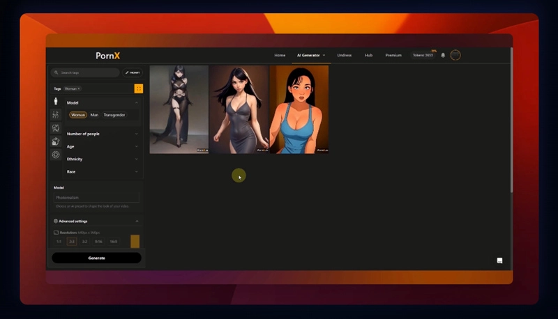PornX AI Deepfake Video Generator