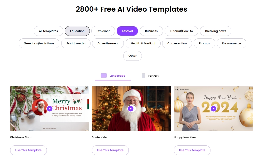 Premade Video Templates with Gifs