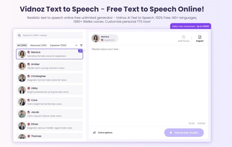 Prime Voice AI Text to Speech Alternative