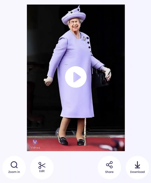 Queen Elizabeth Dancing Video