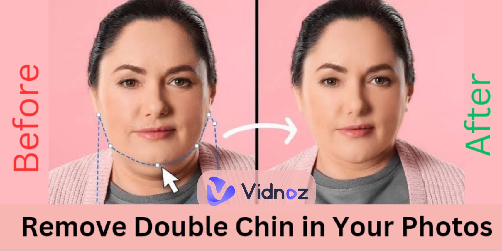 Remove Double Chin in Photo