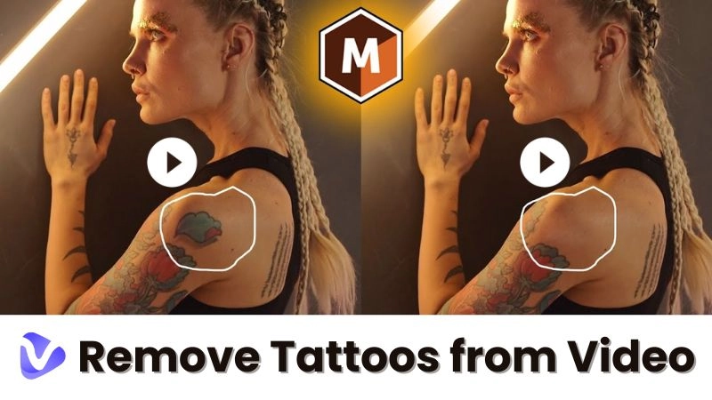 Remove Tattoos from Video with AI or in a Traditional Way