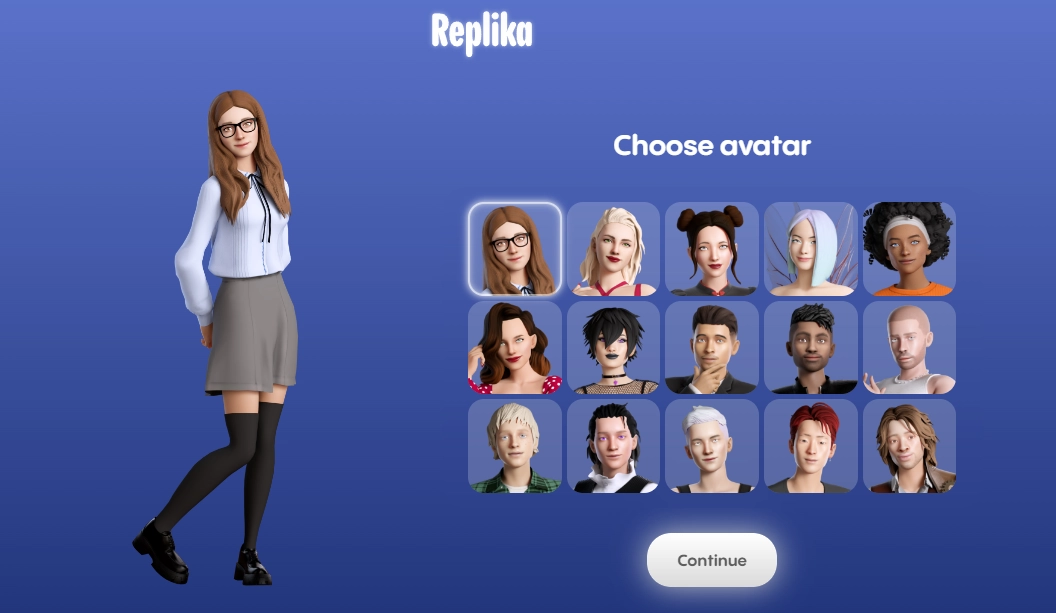 Replika 3D Female Avatar Making