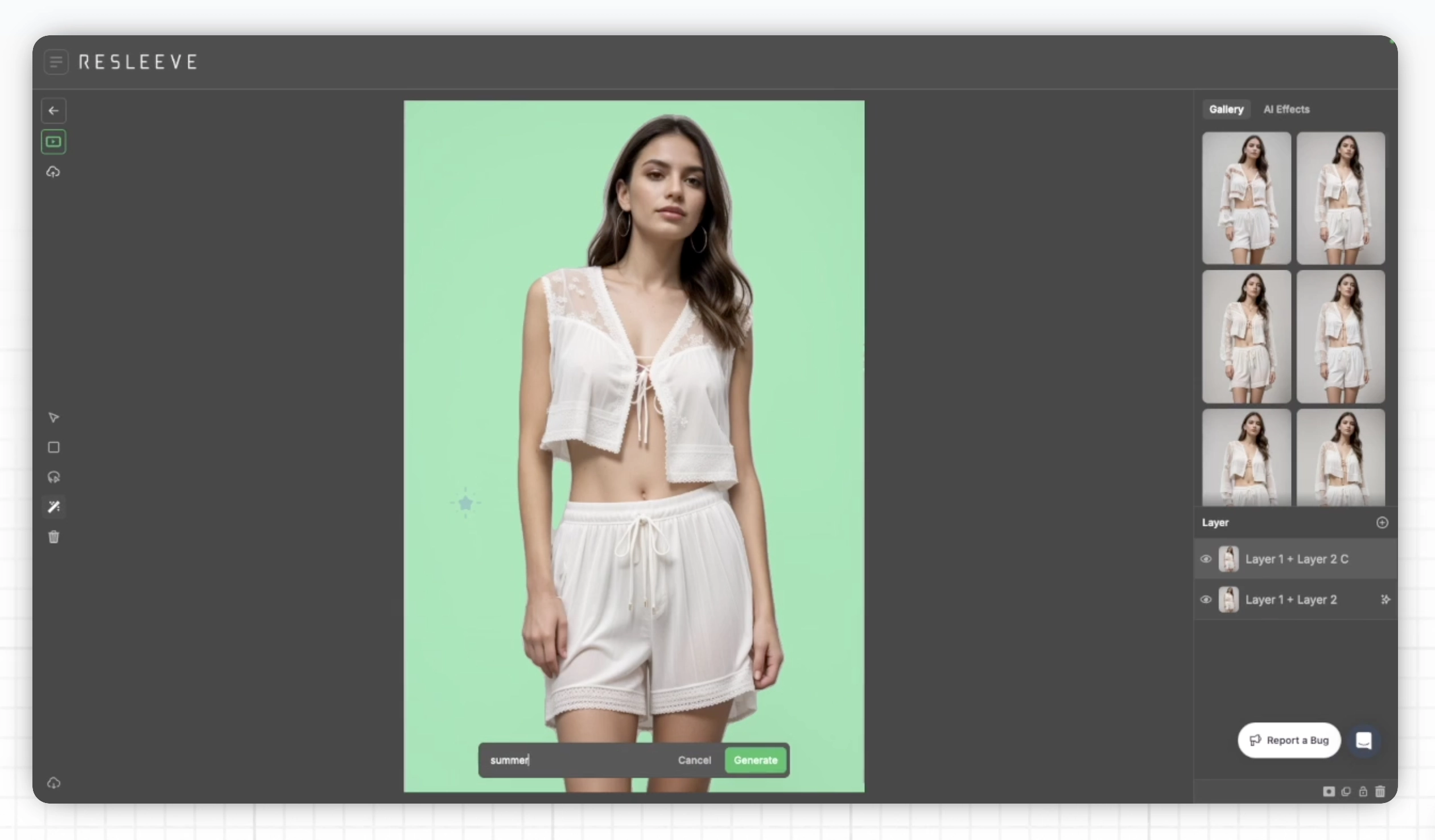 Resleeve AI Fashion Design Generator