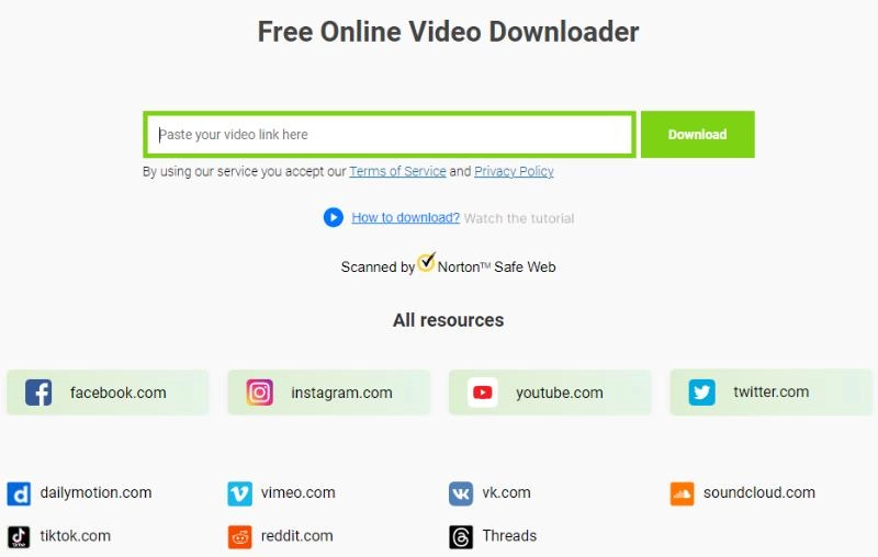SaveFrom - Best Multifunctional Instagram to MP4 Converter
