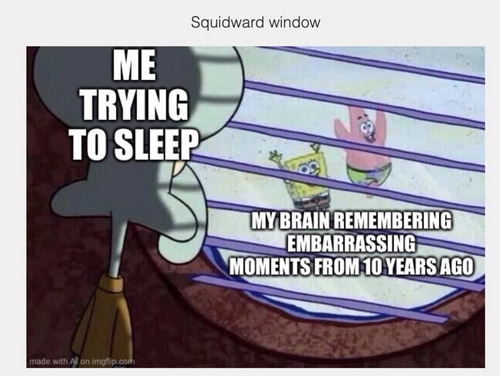 Squidward Window Meme