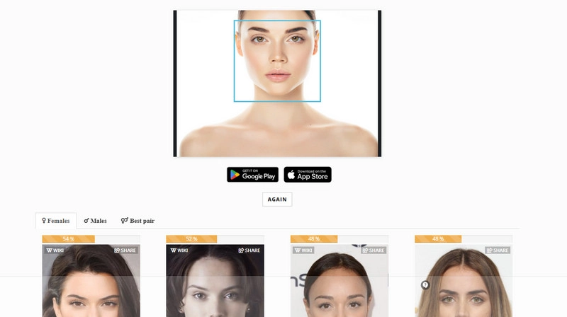 Star by Face Celebrity LookAlike Finder