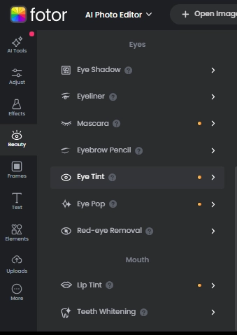 Step to Change Eye Colors