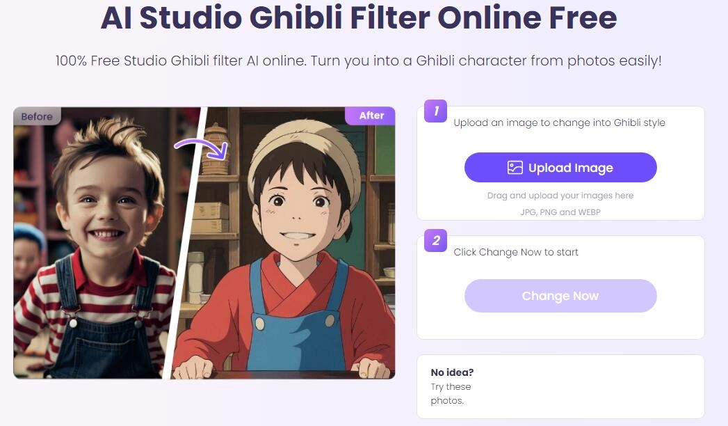 Studio Ghibli Art Style Generator