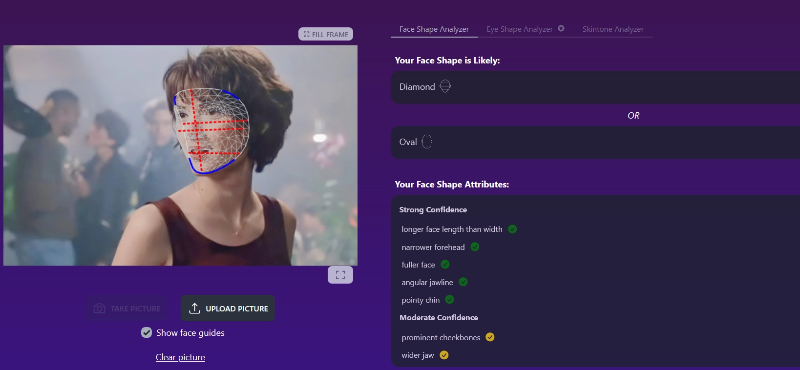 StyleSense AI Face Shape Analyzer