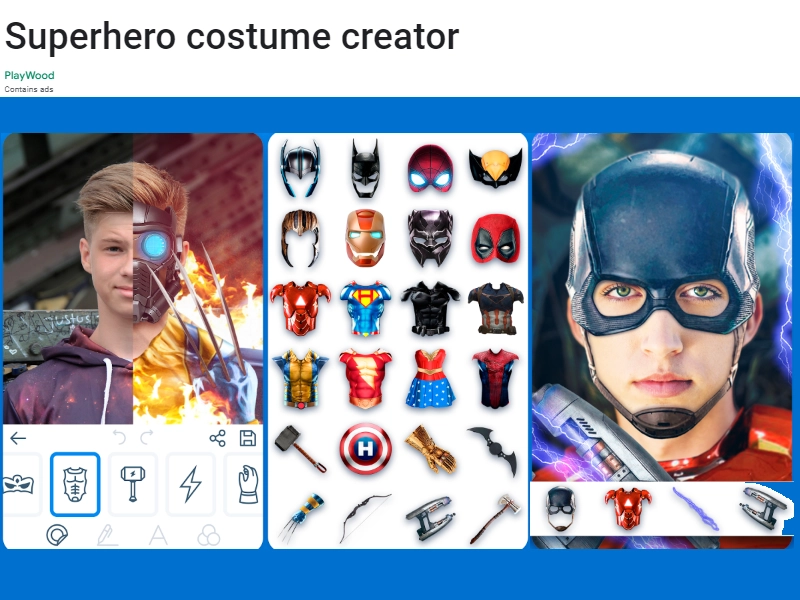 SuperHero Costumes App