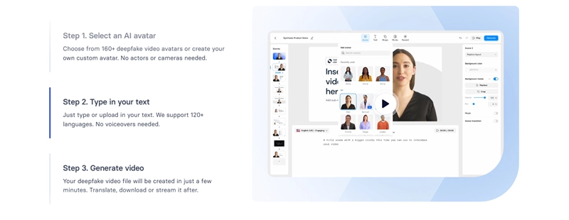 Synthesia AI Deepfake Video