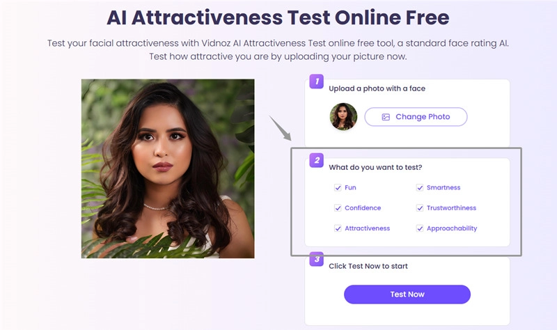 Test Your Attractiveness and Personality Step One