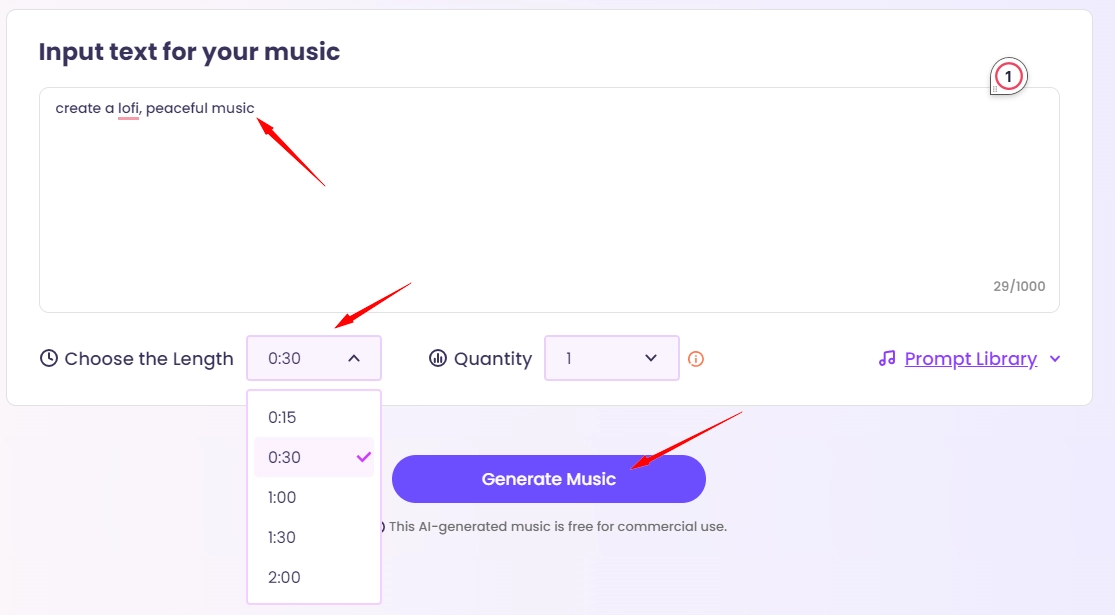 Text to Music Generator Vidnoz AI