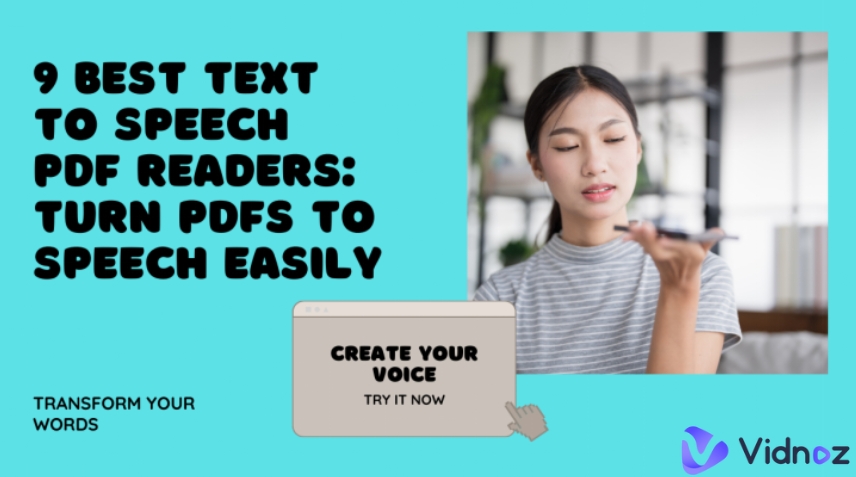 Turn Text to Speech for PDFs with the Best 9 TTS PDF Readers