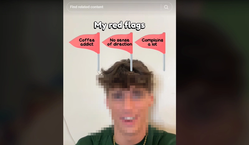 TikTok Red Flag Filter