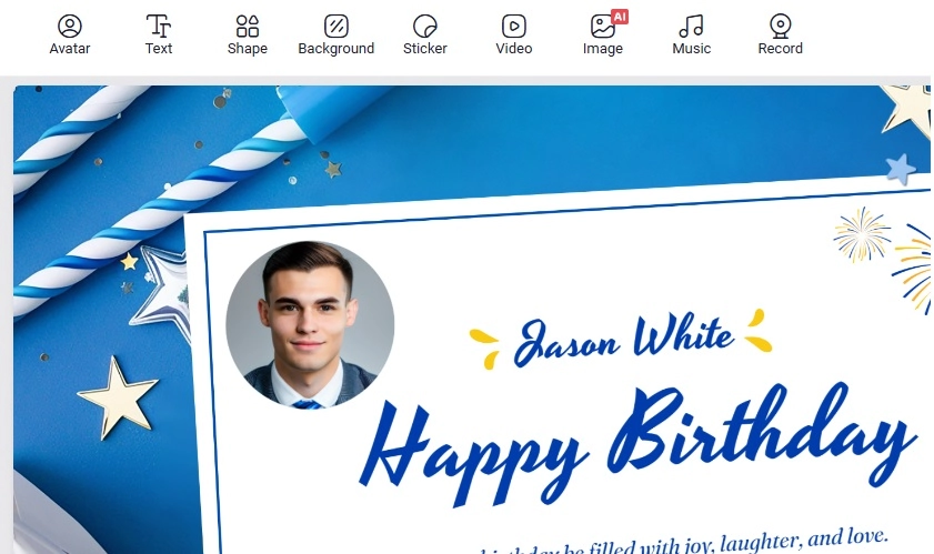 Customize Personalized Happy Birthday Song Video