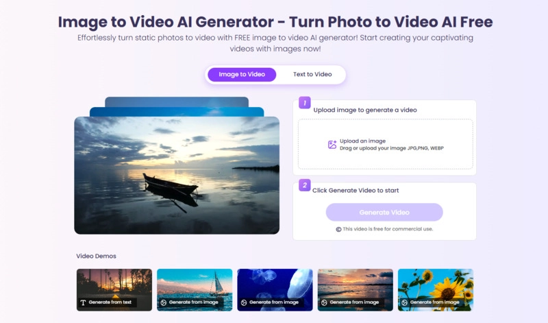 Transform Static Fixed Images to Vivid Videos