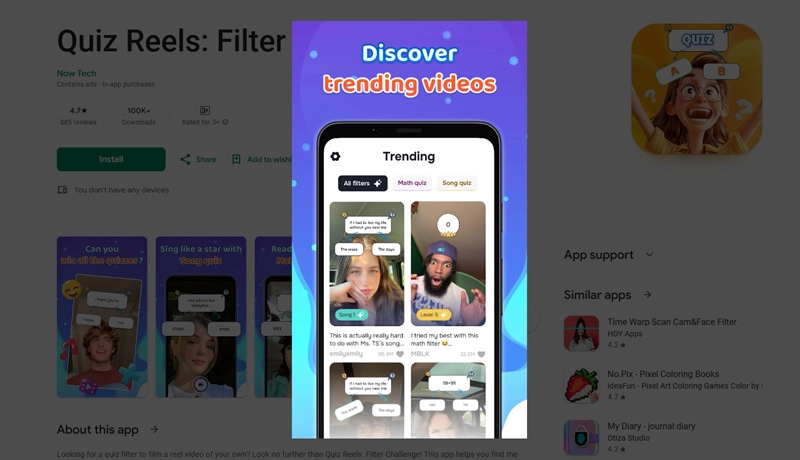 Trending Challenge Filters App Without TikTok