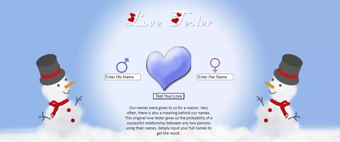 True Love Tester - Love Tester