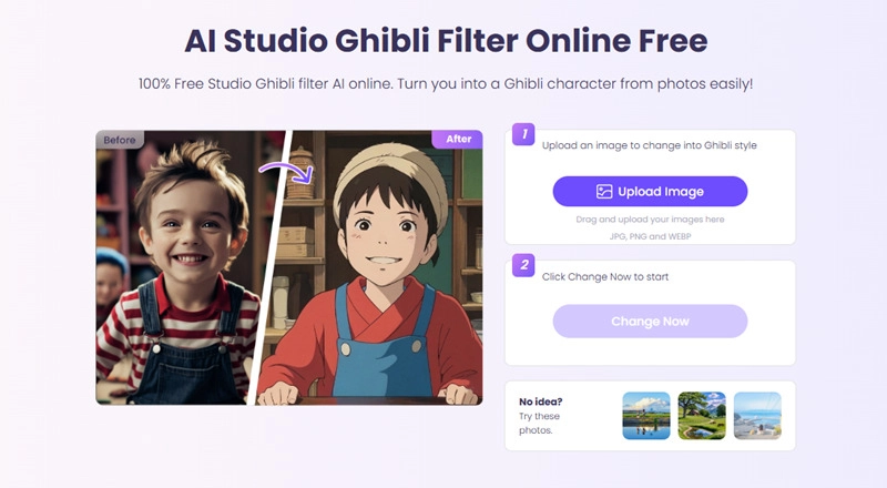 Turn Images Into Cartoon Ghibli