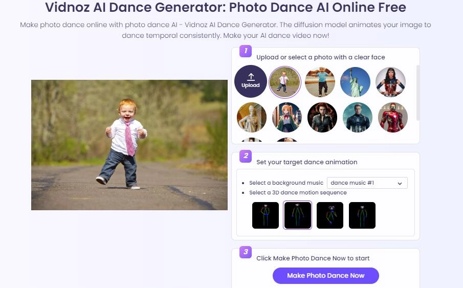 Upload a Photo to Make Baby Dancing GIF