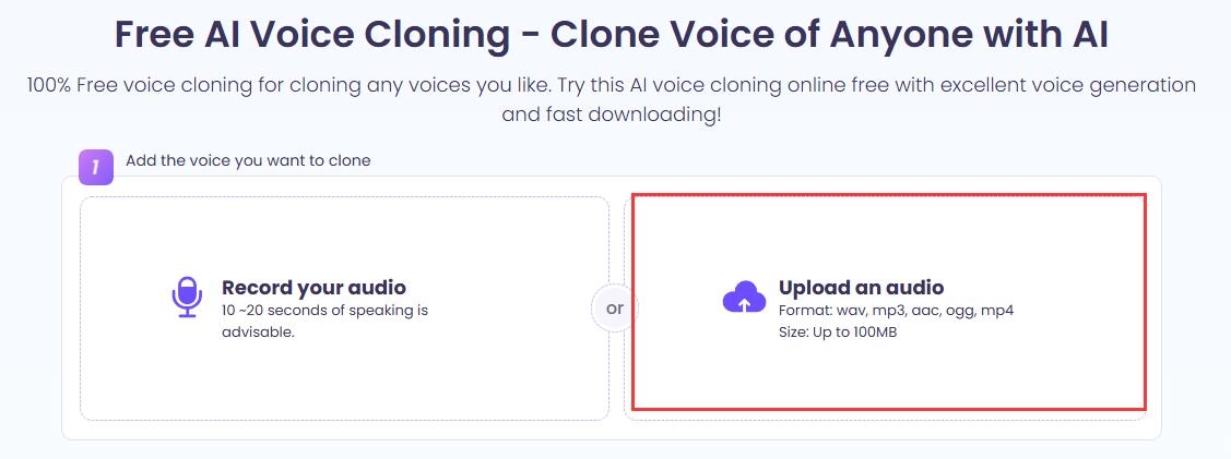 Upload Anime Character Voice