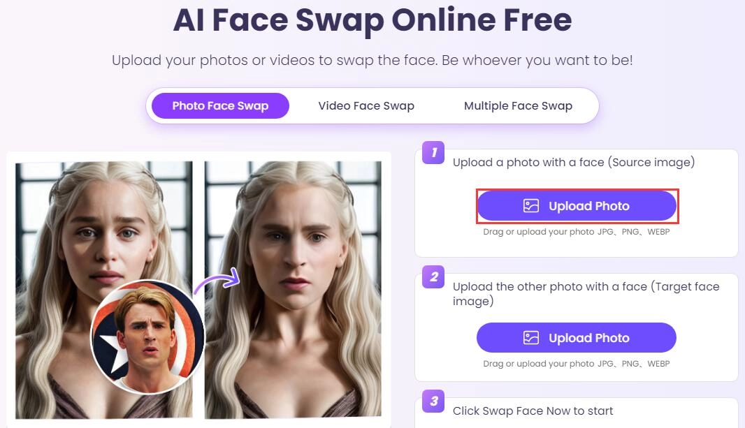 Upload Photo to Clone Yourself in Photos